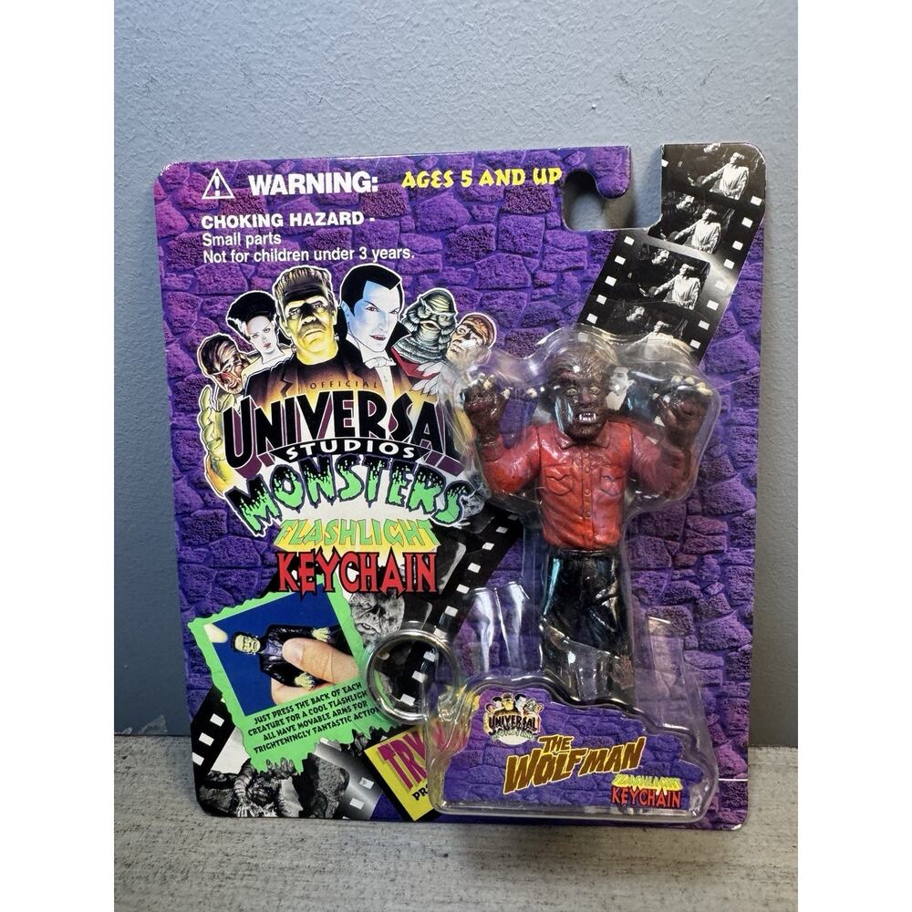 Vintage Universal Monsters Wolfman Flashlight Keychain
